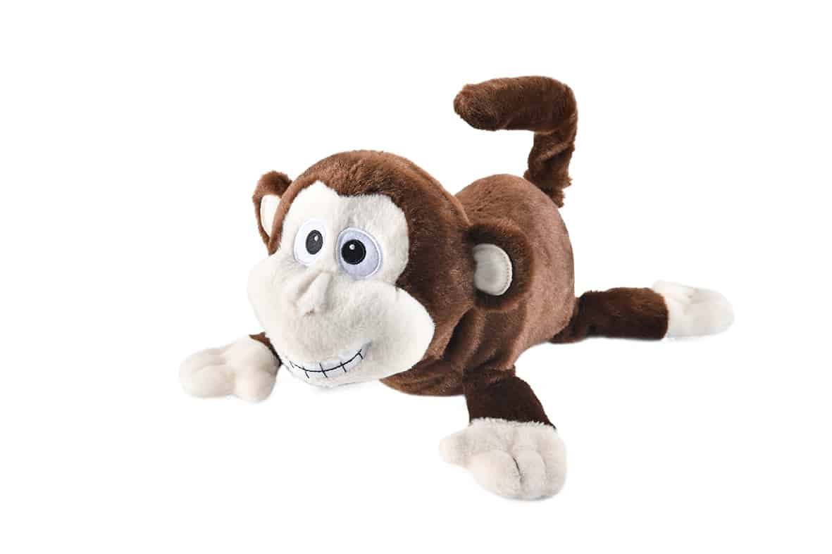 rollover laughing monkey plush toy